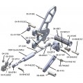 WOODCRAFT Kawasaki ZX-10R (16-20) Complete Rearset Kit (Standard or GP Shift) WOODCRAFT Kawasaki ZX-10R (16-20) Complete Rearset Kit (Standard or GP Shift)